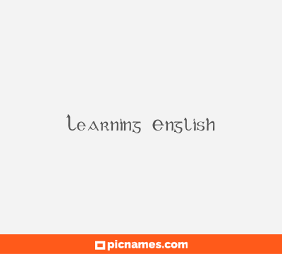 Learning English